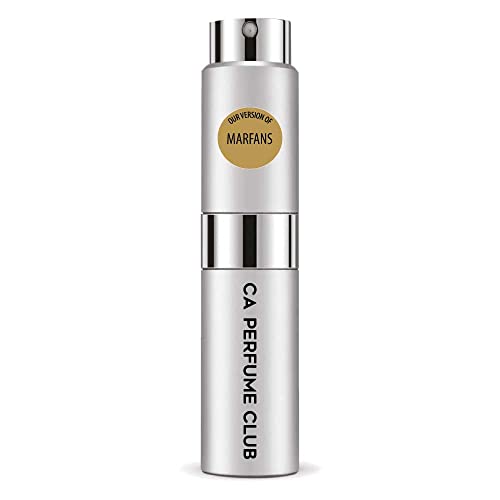 CA Perfume Impression of Marfans For Women & Men Replica Version Fragrance Dupes Concentrated Long Lasting Eau de Parfum Spray Refillable Atomizer Bottle 0.27 Fl Oz/8ml-X1