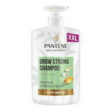 Pantene Biotin&Bamboo Shampoo,Grow Strong |For Dry Damaged Hair |Helps Reduce Hair Loss,1L