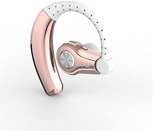 Wireless Headset with Mic,Unmatched Comfy Wireless Earbud w/ 8 Hrs, HiFi Sound Cell Phone Earpiece Hands Free Headphone Compatible with Android/iPhone/Smartphones/Laptop, Rose Gold