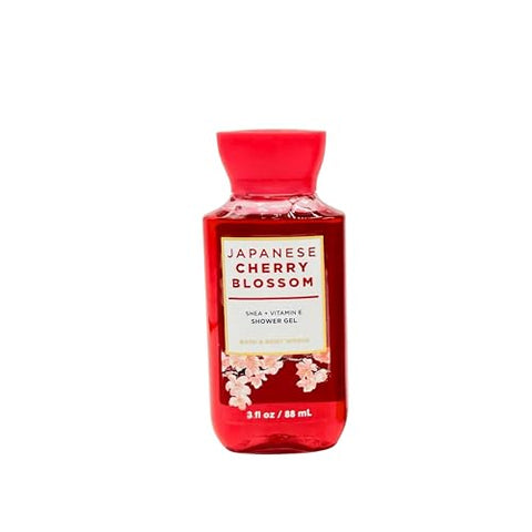 Bath & Body Works Mini Travel Size Shower Gel, 3oz Each (Japanese Cherry Blossom)