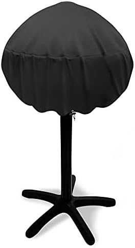 SHINESTAR Waterproof Small Round Grill Cover - Fits George Foreman, Techwood, Cuisinart, Homewell Electric Grills, Weber Jumbo Joe Charcoal Grill and More - 19.2" Diameter x 17.6" Height