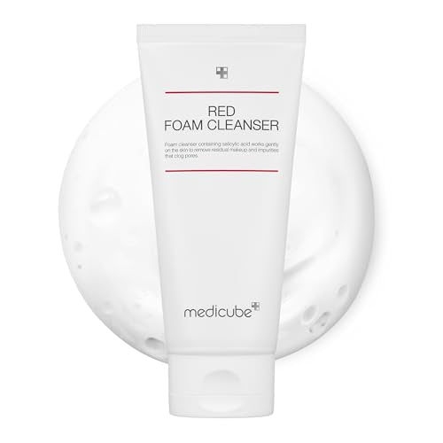 medicube Red Foam Cleanser - Deeply cleanses, remove impurities, control sebum, | Korean Skincare