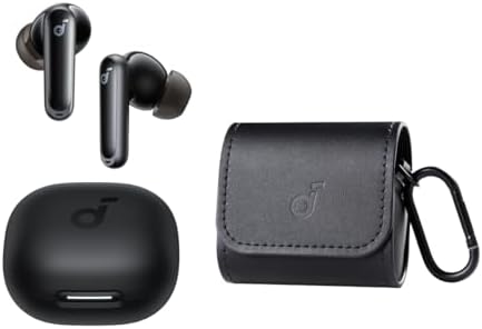 Soundcore P40i by Anker, Noise Cancelling Wireless Earbuds with Earbuds Travel Case, Adaptive Noise Cancelling to Environments, Heavy Bass, 60H Playtime, 2-in-1 Case and Phone Stand, IPX5