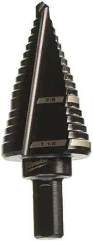 Milwaukee Electric Tool 48-89-9209 Electric Step Drill Bit, No 9, Silver metallic