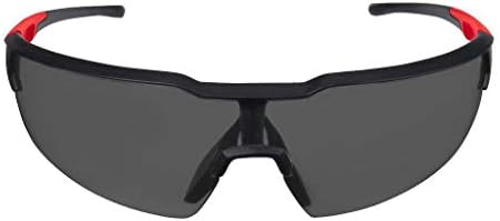 Milwaukee Anti-Fog Safety Glasses Tinted Lens Black/Red Frame 1 pc. - Case of: 1;