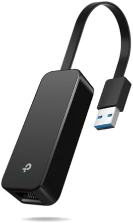 TP-Link USB to Ethernet Adapter (UE306), Supports Nintendo Switch, Foldable USB 3.0 to Gigabit Ethernet LAN Network Adapter, Supports Windows, Linux, Apple MacBook OS 10.11 - 12(Driver Required)