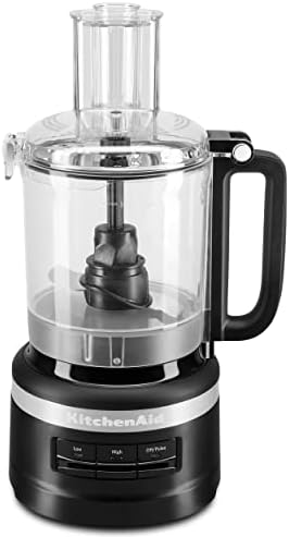 KitchenAid KFP0918 Food Processor, 9 Cup, Black Matte