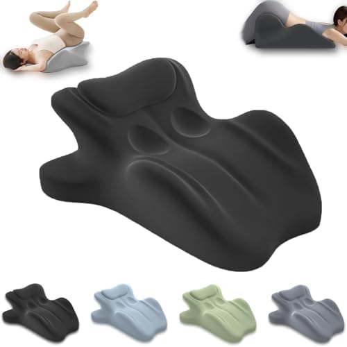 Spark Pillow, 2025 New Chiro Monk Couple Pillow, Pillows Memory Foam, Recovers After Impact, 27° Angle Perfect Position, Ergonomic Posture Support for Spinal, Multi-Functional Bed Pillow (Black)