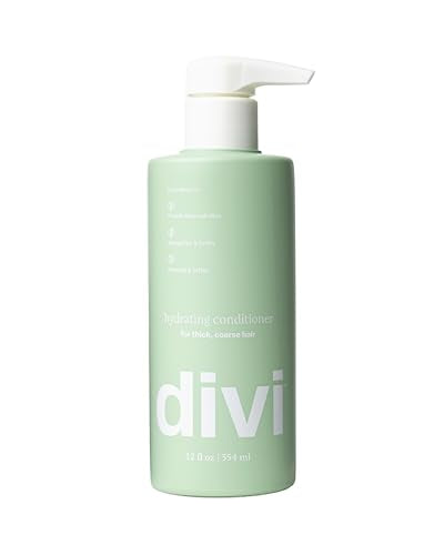 divi Hydrating Conditioner for Women and Men - Softens, Detangles, and Strengthens Hair - Nourishing Formula for All Hair Types, Including Dry, Frizzy, and Color-Treated Hair - 12 Fl Oz