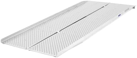 Silver Spring 6' Lightweight Aluminum Single Fold Wheelchair Ramp, 800 lb. Weight Capacity