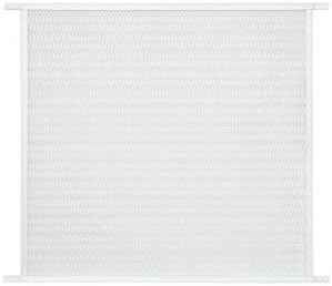 USDF Steel Pet Grille (White 36 Inch) Rv Screen Door Protector for Dogs Pets Cats Scratch Protector Replacement Screen Door Guard Pet Proof Screen Door Grill Guards