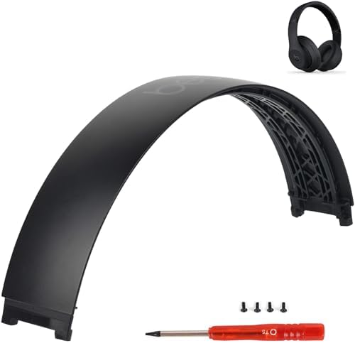 Beat Studio 3 Headband Replacement Parts as Same as Stock Arch Band Repair Kit Compatible with Beats by Dre Studio 3/A1914 and Studio 2 Wired/Wireless (B0500/B0501) Over-Ear Headphones (Matte Black)