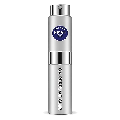 CA Perfume Impression of Juliette Loves A Gun Midnight Oud For Women & Men Replica Version Fragrance Dupes Concentrated Long Lasting Eau de Parfum Spray Refillable Atomizer Bottle 0.27 Fl Oz/8ml-X1