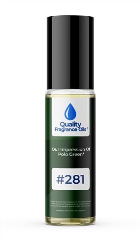 Quality Fragrance Oils' Impression #281, Generic Fragrance Compatible with Polo Green (10ml Roll On)
