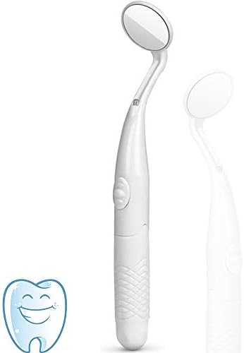 Dental Mirror with Light,Teeth Inspection LED Mirror,Anti-Fog Mouth Mirror,Dentist Oral Care Tool