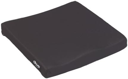 Drive Medical 14880 Molded General Use Wheelchair Seat Cushion, Black, 1 3/4 Inches, 16" x 16" x 1.75"