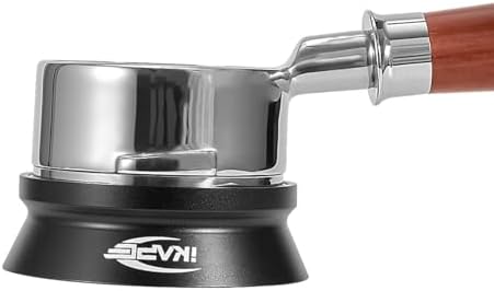 54mm Espresso Dosing Funnel, Magnetic Dosing Funnel with 8 Magnets, Espresso Accessories Coffee Dosing Ring Compatible with 54mm Breville Portafilter Series(Black)