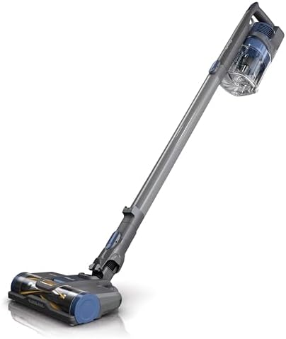 Shark WZ250 Pet Pro Cordless Stick Vacuum with PowerFins Brushroll, XL Capacity, Self-Cleaning BrushRoll, LED Headlights, 40min Runtime, Perfect for Pets, Blue