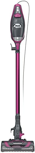 Shark HV371 Rocket Pro DLX Corded Stick, Removable Hand Vacuum, Advanced Swivel Steering, XL Cup, Crevice Tool, Upholstery Tool & Anti-Allergen Dust Brush (Fuchsia) (Renewed)