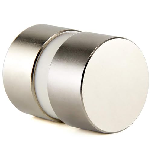 DIYMAG Super Strong Neodymium Magnet, 40x20mm Rare Earth Magnets High Power Round Magnet Large Magnets Permanent Disc Magnets 2 Piece