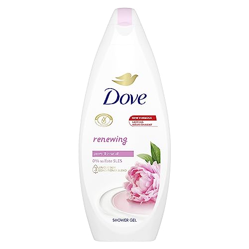 Dove Shower Gel Renewing Peony & Rose Scent 250 ml (8.4 Fl Oz), 1 unit - Made in Italy [italian import]