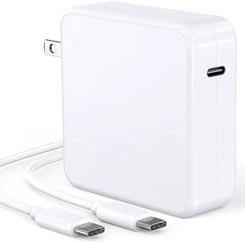 Mac Book Pro Charger - 100W USB C Charger Power Adapter for USB C MacBook Air 13 Inch, MacBook Pro 16 15 14 13 Inch, iPad Pro 2021/2020/2019/2018 Fast Charging Type C Travel Laptop Power Adapter