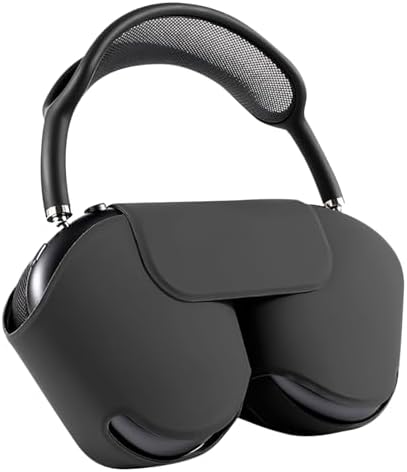 for Airpods Max Protective Case 2020/2024, Automatic Sleep/Wake Up, for Portable Carry Travel Scratch Proof Headphones Case for Apple Airpod Max 2020/2024 Version(Black)