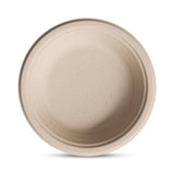 Deep Dish Paper Plates, Heavy Duty Disposable Dinner Plates [125-Pack] 9 Inch Plates - 100% Compostable Eco-Friendly, Biodegradable Sugarcane Bagasse, Natural Brown 9" Paper Plate Disposable