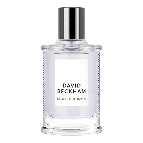 David Beckham Classic Homme Eau de Toilette 1.6 fl oz (Pack of 1), Notes of Pink Grapefruit, Cashmere Wood, and Mahogany Wood, Men's Fragrance, Long Lasting, Everyday Fragrance, Travel Size