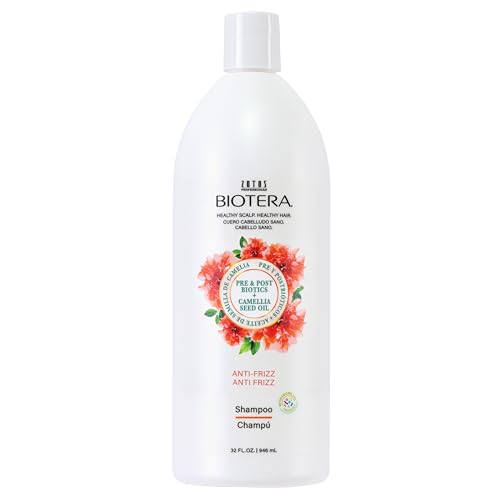 Biotera Anti Frizz Smoothing Shampoo | Smooths & Controls Frizzy, Unruly Hair | Microbiome Friendly | Vegan & Animal Test Free | Paraben Free | Color-Safe