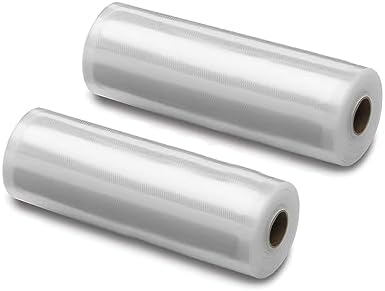 Cuisinart Biodegradable Vacuum Food Saver Sealer Bags, 2-Pack, 8"x10" ft. Rolls (VSB-BD82C)