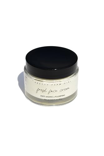 Pretty farm girl Fresh Face Tallow Cream - Ultra-Hydrating & Nourishing - Floral & Refreshing Scent - Handmade - All Skin Types - For Around the Eyes, Neck, and Lips