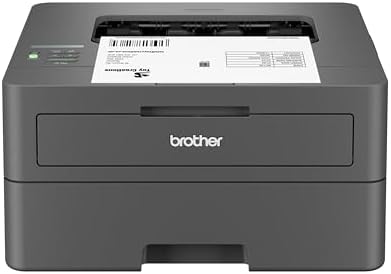 Brother HL-L2405W Wireless Compact Monochrome Laser Printer with Mobile Printing, Black & White Output | Includes Refresh Subscription Trial(1), Amazon Dash Replenishment Ready