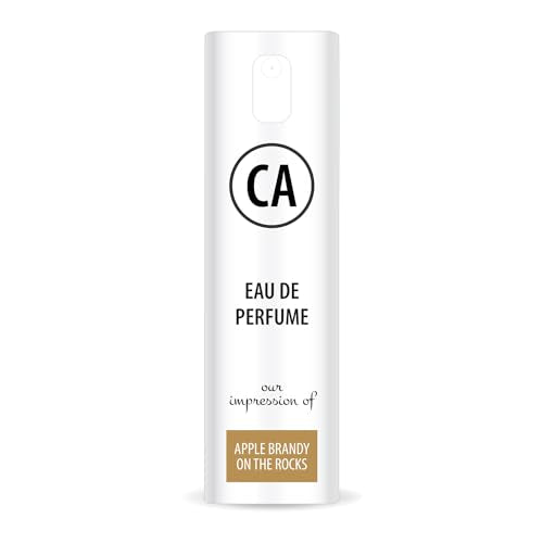 CA Perfume Impression of Apple Brandy On The Rocks For Women & Men Eau de Parfum Spray Atomizer Bottle 0.33 Fl Oz-X1