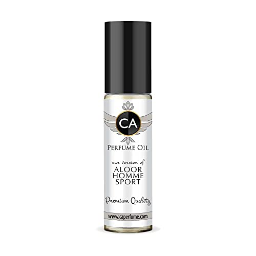 CA Perfume Impression of Aloor Homme Sport For Men Perfume Body Oil Roll-On 0.3 Fl Oz/10ml