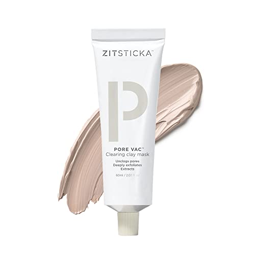 ZitSticka PORE VAC, Acid-Rich Clay Mask To Vacuum Pores + Smooth Texture | Derm-Backed (60ml)