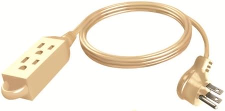 Stanley 31125 CordMax9 Appliance, Grounded 9ft 3-Outlet Low Profile Indoor Extension Cord, Beige
