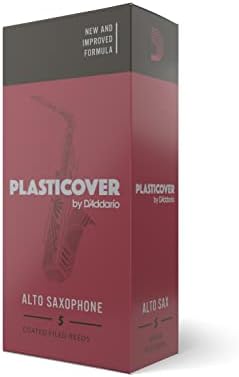 Rico Plasticover Alto Sax Reeds, Strength 1.0, 5-pack