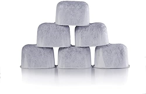 K&J Premium 6-Pack of Replacement Breville BWF100 Compatible Water Filters (Activated Charcoal)
