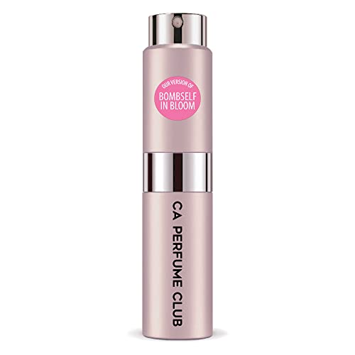 CA Perfume Impression of V Secret Bombself In Bloom For Women Replica Version Fragrance Dupes Concentrated Long Lasting Eau de Parfum Spray Refillable Atomizer Bottle 0.27 Fl Oz/8ml-X1