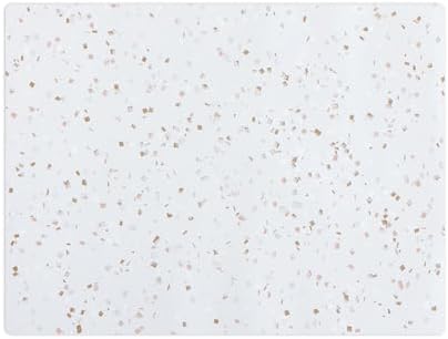 Yeah Baby Goods Silicone Toddler Placemat (Terrazzo on Milk) - Reusable Large Baby Placemat - BPA-Free & Food-Grade Baby Eating Mat - Non-Slip, Easy-Clean Kids Placemats for Dining Table & More