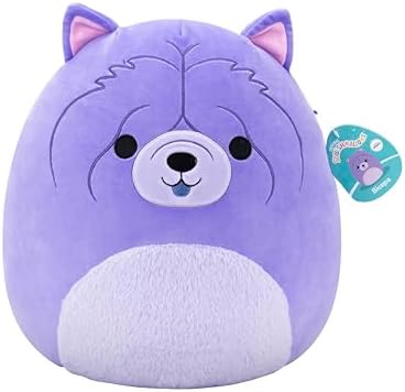 Squishmallows Original 14in Bicepa The Purple Chow Chow – Official Jazwares Plush (Large)