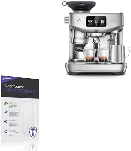 BoxWave Screen Protector Compatible with Breville Oracle Jet - ClearTouch ImpactShield (2-Pack), Impenetrable Screen Protector Flexible Film