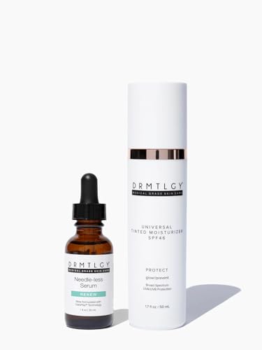 DRMTLGY Glow Duo: Needle-less Serum & Tinted Moisturizer with SPF 46