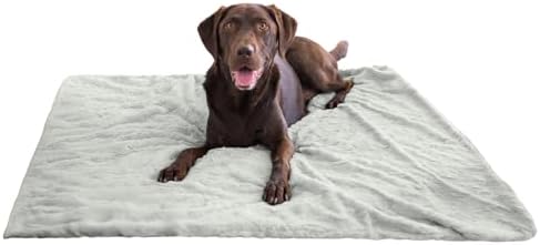 Best Friends by Sheri Calming Lux Dog Blanket, Gray, 40" x 50"