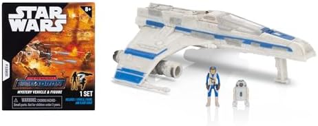 Star Wars Micro Galaxy Squadron Lt. Callahan’s E-wing Mystery Bundle - 5-Inch and 2.5-Inch Vehicles with Accessories (Amazon Exclusive)