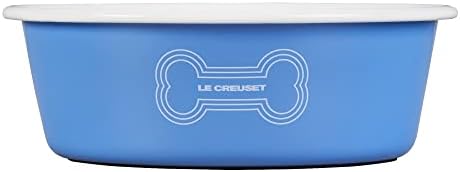 Le Creuset Enamel on Steel Large Dog Bowl, 6 Cups, Light Blue