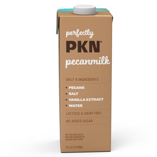 THIS PKN Zero Pecan Milk, Non Dairy Milk Alternative, Plant-Based Nut Milk, 4 Ingredients Without Added Sugars and No GMOs or Lactose, Original Flavor