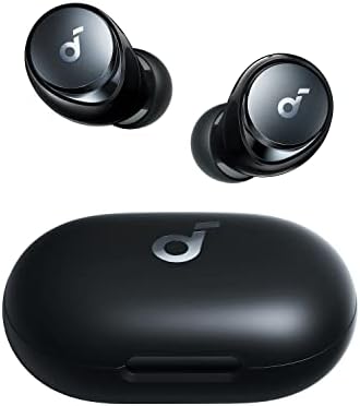 Soundcore by Anker Space A40 Auto-Adjustable Active Noise Cancelling Wireless Earbuds, Reduce Noise by Up to 98%, 50H Playtime, Hi-Res Sound, App Customization, Wireless Charge (Renewed)