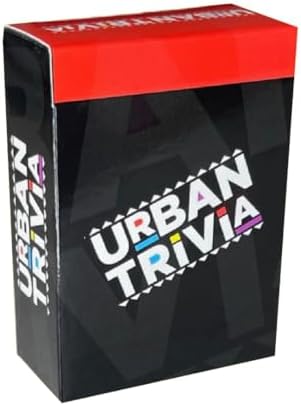 Urban Trivia Game - Black Card Game for The Culture! Fun Trivia on Black TV, Movies, Music, Sports, & Growing Up Black! Great Trivia for Adult Game Nights and Family Gatherings.